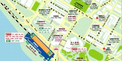 Tsuen Wan West station χάρτης