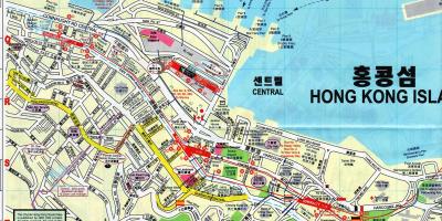 Χάρτης της Sheung Wan Χονγκ Κονγκ