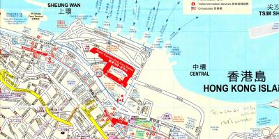 Λιμάνι του Χονγκ Κονγκ εμφάνιση χάρτη