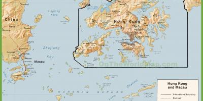 Πολιτικός χάρτης του Χονγκ Κονγκ