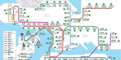 HK λεωφορείο χάρτη