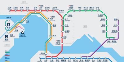 Σταθμό Causeway bay του MTR χάρτης