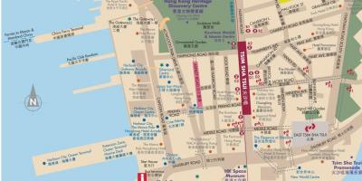 Kowloon, χονγκ Κονγκ εμφάνιση χάρτη