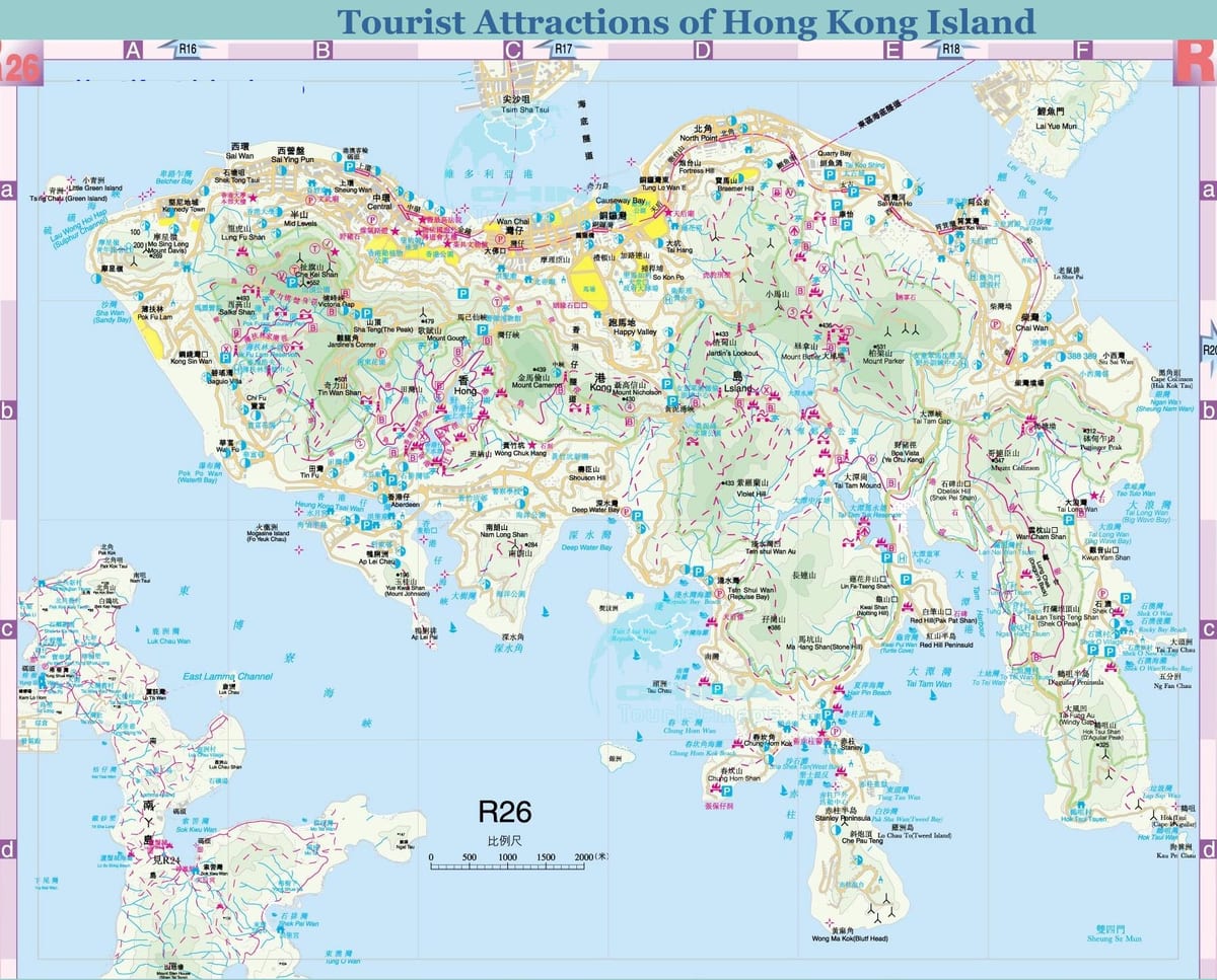 Χονγκ Κονγκ στο χάρτη