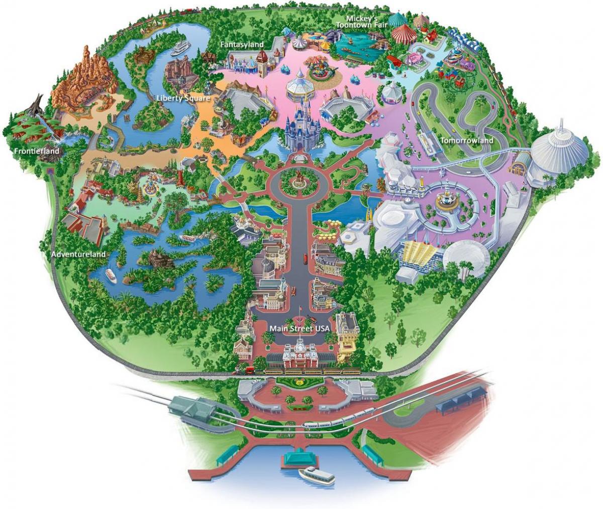 Disneyland χονγκ κονγκ εμφάνιση χάρτη