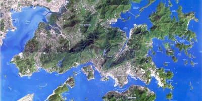 Δορυφορικός χάρτης του Χονγκ Κονγκ