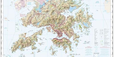 Τοπογραφικός χάρτης του Χονγκ Κονγκ