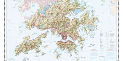 Περίγραμμα χάρτη Χονγκ Κονγκ