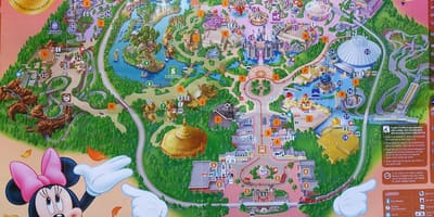 Χονγκ Κονγκ Disney χάρτης
