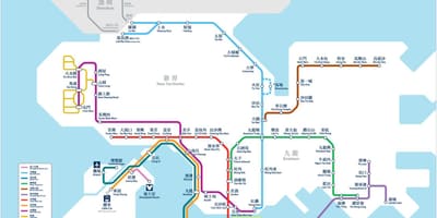 Χονγκ Κονγκ tube χάρτης