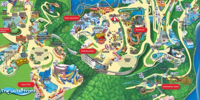 Ocean Park, Χονγκ Κονγκ εμφάνιση χάρτη